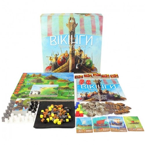 Компоненти гри Вікінги Північного Моря