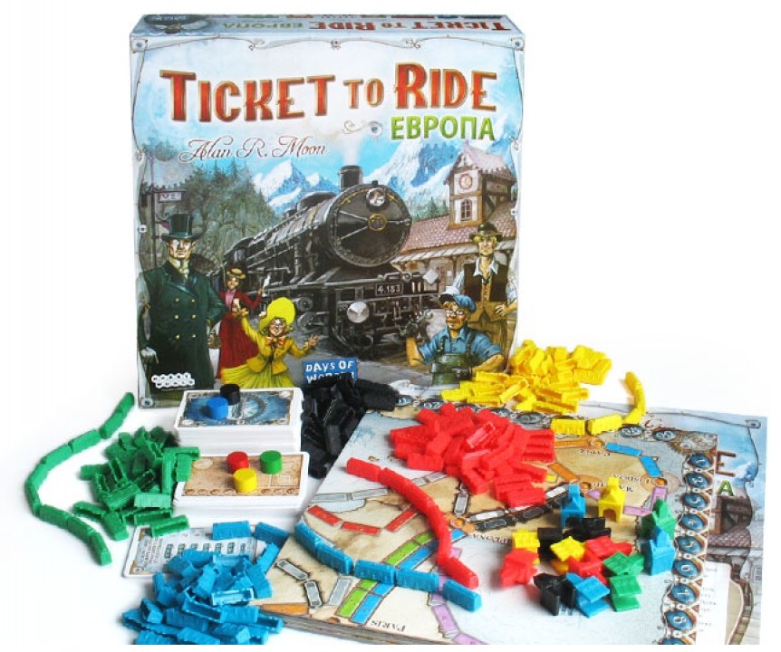 Игра Ticket to Ride Европа (рус), купить игру Тикет ту райд Европа в ...
