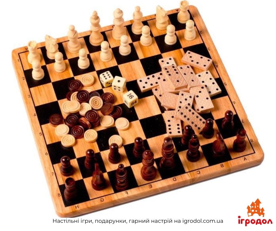 Набор классических игр Пять в Одном - изображение компонентов