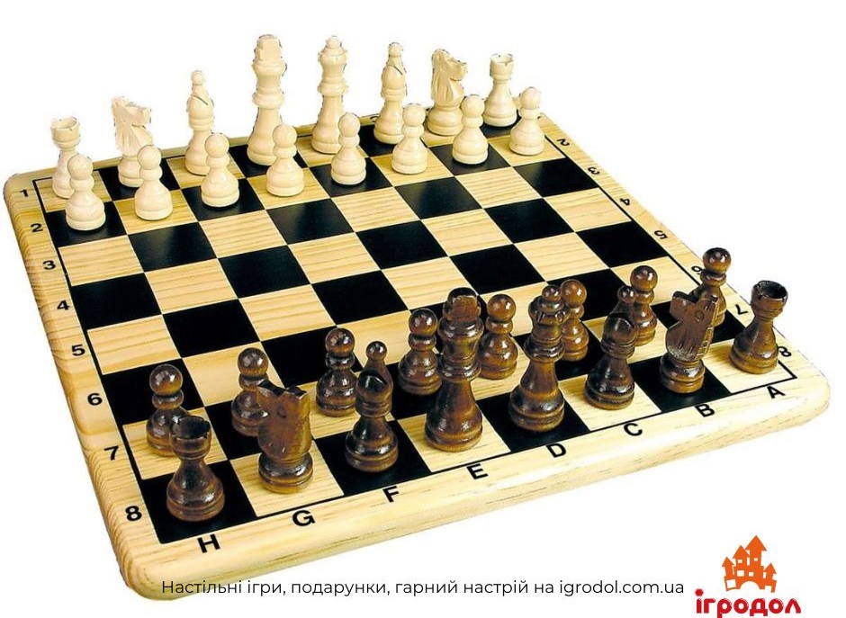 Игра деревянные шахматы в металической коробке (Tactic) | Игродол Настольная Игра деревянные шахматы в металической коробке (Tactic) - изображение компонентов
